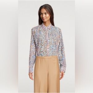 THEORY Printed Classic Menswear Shirt size Small